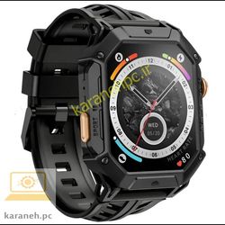 ساعت هوشمند 52 میلیمتری هایلو مدل IRON N1 با بند سیلیکونی