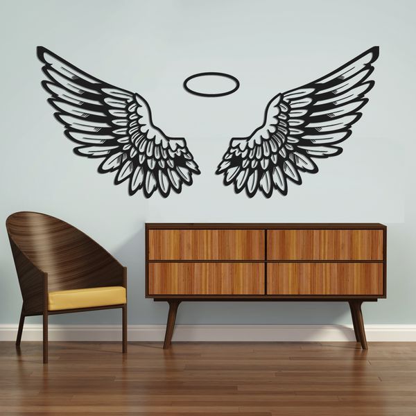 دیوارکوب طرح بال فرشته 042