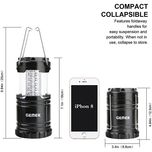 چراغ فانوسی گمک مدل XXX-GD0131-666 بسته 2 عددی