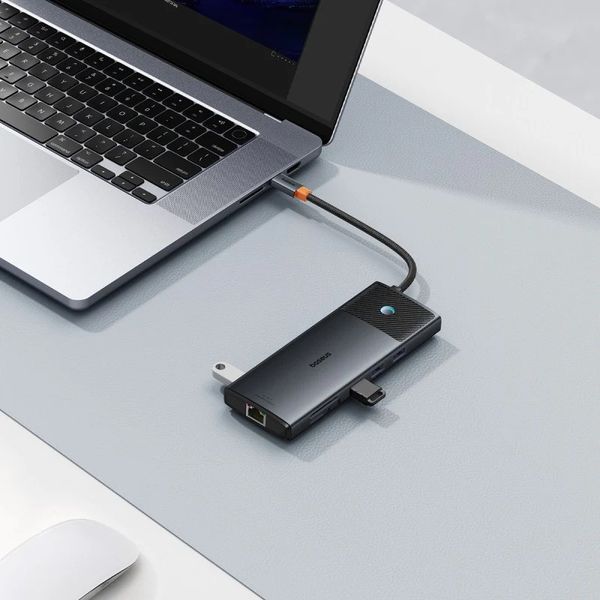 هاب 11 پورت USB-C بیسوس مدل BS-OH098 (گارانتی 24 ماهه آونگ)