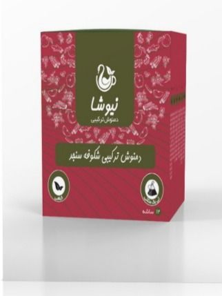 دمنوش شکوفه سنجد مثلثی نیوشا (12عددی) _ Oleaster + Granny Smith Apple + Licorice + Damask Rose + Ginger + Cinnamon