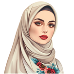 برچسب اتویی و حرارتی لباس طرح حجاب