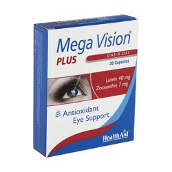 کپسول مگا ویژن پلاس هلث اید بسته 30 عددی