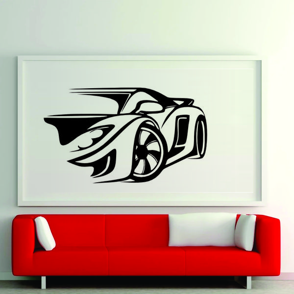 استیکر مدل ماشین اسپورت a17