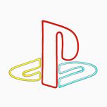 چراغ نئونی دیواری طرح پلی استیشن