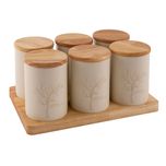 ست جا ادویه 7 پارچه آرتیستون مدل بامبو