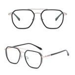 فریم عینک طبی چند ضلعی مدل TJ828C01P81 مناسب برای صورت گرد و بیضی