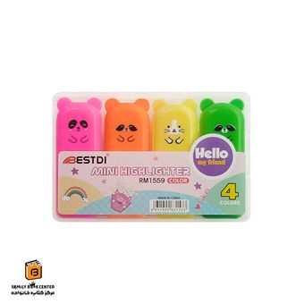 هایلایتر 4 رنگ نئونی فانتزی