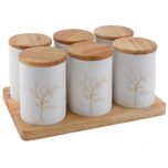 ست جا ادویه 7 پارچه آرتیستون مدل بامبو