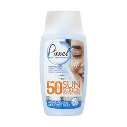 کرم ضدآفتاب بیرنگ پیکسل SPF50 مناسب پوستهای چرب، حجم 50 میلیلیتر