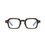 فریم عینک طبی مستطیلی مدل SZ2005 Navy Umber مناسب صورت گرد و بیضی