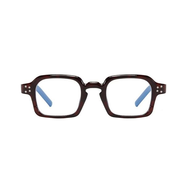 فریم عینک طبی مستطیلی مدل SZ2005 Navy Umber مناسب صورت گرد و بیضی