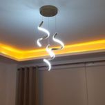 لوستر آویز شاهان تک مدل spiral3