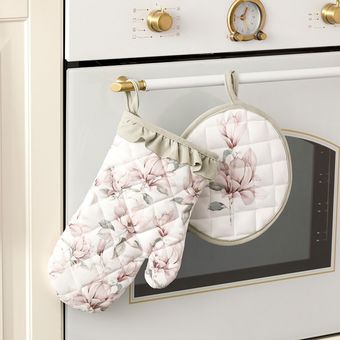 دستگیره و دستکش فر انگلیش هوم مدل Magnolia