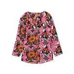 شومیز آستین بلند یقه گرد زنانه مدل 48674