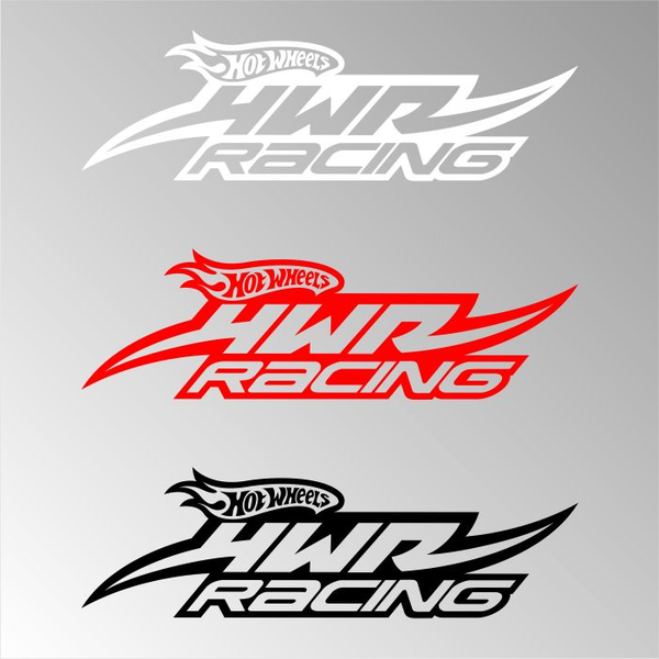 برچسب برش خورده مدل HWR Racing کد 0092