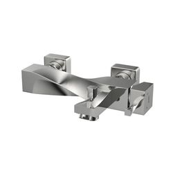 شیر حمام کسری مدل فیلادلفیا کروم