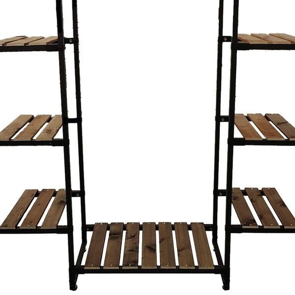 رگال لباس و کمد باز فلز و چوب مدل دالاهو