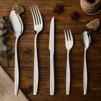 سرویس قاشق و چنگال 30 پارچه 6 نفره باماها مدل 261 ماینز