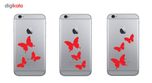 استیکر گوشی طرح the butterfly بسته 2 عددی