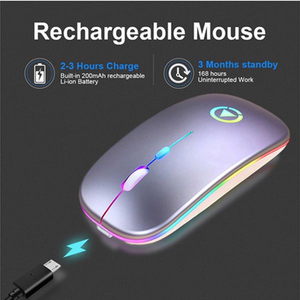 ماوس بی سیم مدل A2 RGB BT