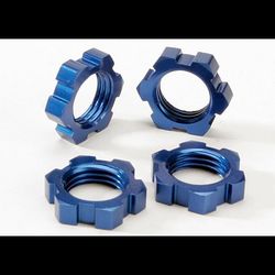 Traxxas 5353 17mm Splined Wheel Nuts Anodized Blue