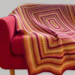 پتو/ شال مبل قلاب بافی مدل ریزپا