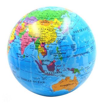 ماکت دکوری طرح کره زمین چرخان چراغ دار