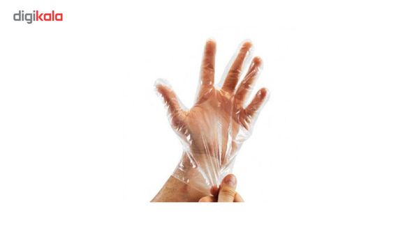 دستکش یکبار مصرف پوش مدل متوسط بسته 100 عددی