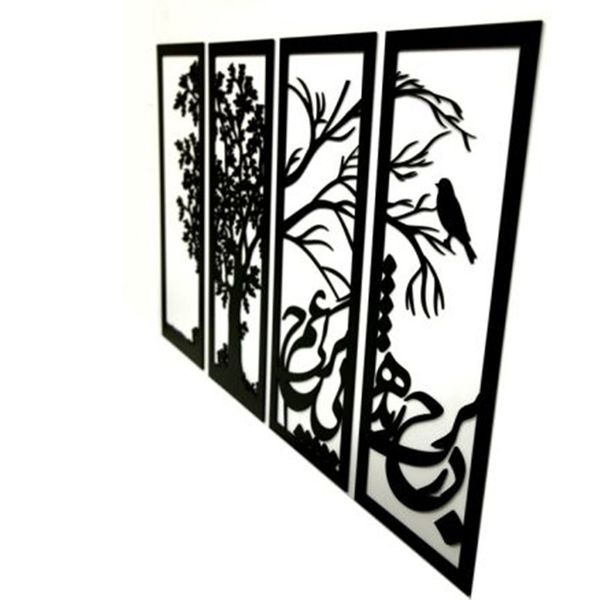 تابلو آماتیس مدل شعر بر درخت زنده بسته 4 عددی