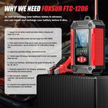 شارژر و تستر باتری خودرو فاکسسور مدل SMART-2IN1-12V6A گارانتی