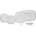 سرویس غذاخوری 27 پارچه چینی زرین ایران مدل کواترو مون بلان درجه 3							