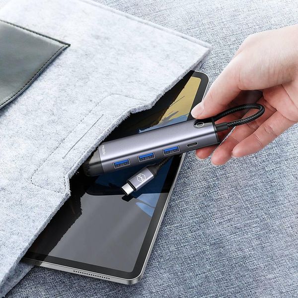 هاب 5 پورت USB-C مک دودو مدل HU-7750 با گارانتی شرکتی