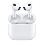 هدفون بلوتوثی اپل مدل AirPods 3 با نویز کنسلینگ میکروفون (ENC)، درگاه شارژ لایتنینگ، دارای سنسور تشخیص پوست و پشتیبانی از فرمان 