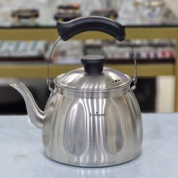 کتری استیل مات یونیک اصلی کف چدن 3لیتری