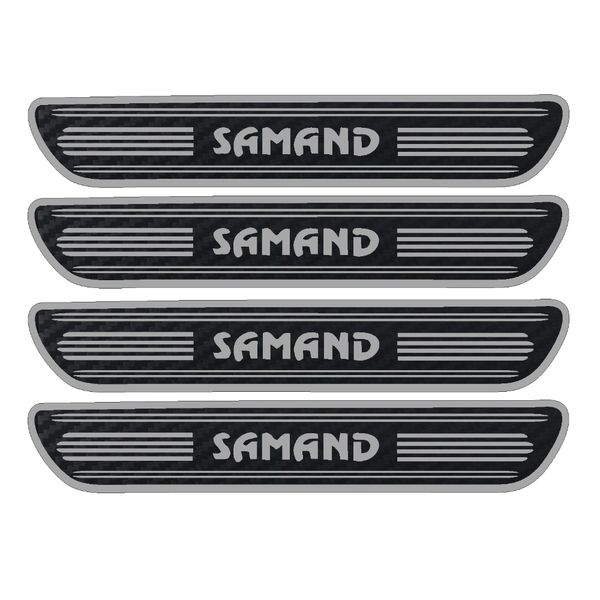 برچسب پارکابی خودرو مهدیار مدل کربن کد sp112 مناسب برای سمند بسته 4 عددی*337