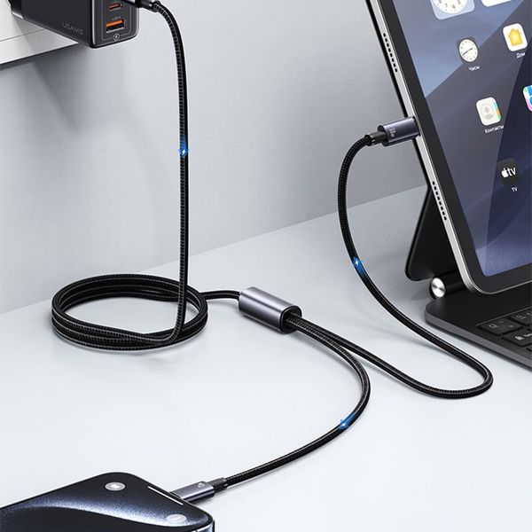 کابل تبدیل USB-C یوسمز مدل sj 740 طول 1.2متر