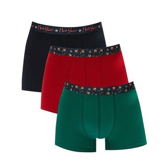 شورت پادار مردانه ال سی وایکیکی مدل W1G052Z8 بسته 3 عددی