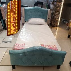 تخت خواب یک نفره فلز پنهان مدل سلطنتی