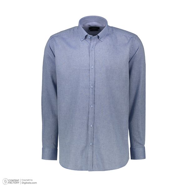 پیراهن آستین بلند یقه برگردان مردانه لیلاک مدل A-68