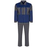 لباس کار طوسی آبی