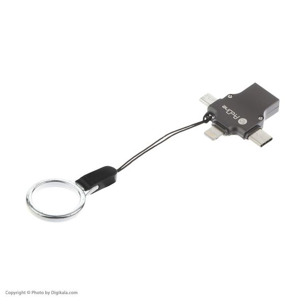 مبدل USB2 به USB-C / micro USB / لایتنینگ پرووان مدل PCO04 با گارانتی شرکتی