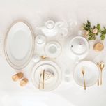 سرویس غذاخوری 108 پارچه چینی زرین ایران مدل سپینود درجه عالی