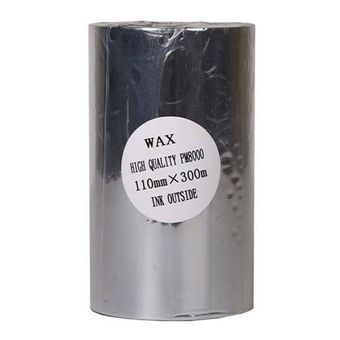ریبون پرینتر لیبل زن مدل Wax 110mm x 300m