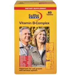 قرص ویتامین ب کمپلکس یوروویتال بسته 60 عددی