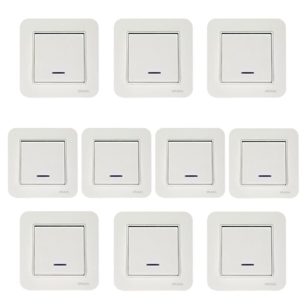 کلید تک پل ایران الکتریک مدل ارس بسته 10 عددی*820