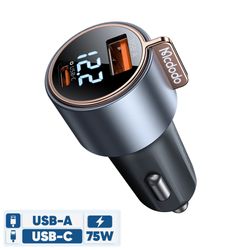 شارژر فندکی 75وات دو پورت مک دودو مدل CC-3690*40