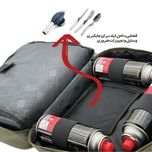 اجاق گاز سفری مدل Vilo-H-R به همراه کیف و کپسول مجموعه 6 عددی