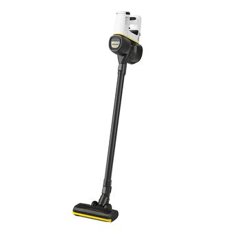 جارو شارژی عصایی کرشر مدل VC 4 CORDLESS با باتری 21.6 ولت، ظرفیت مخزن 650 میلی‌لیتر، قابلیت تنظیم سرعت، فیلتر قابل شست‌وشو، پارو