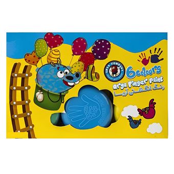 رنگ انگشتی 6 رنگ آریا مدل 7003